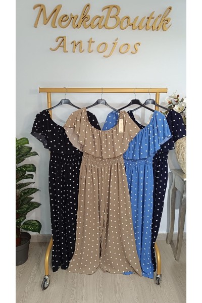 Mono crepe lunar Cortes elegante y favorecedor