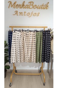 Falda satén lunar Pastora elegante y fluida