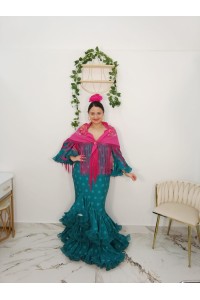 Vestido Cortes | Vestido flamenco de lunares elegante