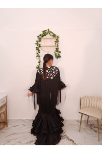 Capa Fleco Lunar para mujer | Complemento flamenco elegante