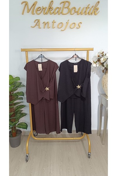 Conjunto rugoso pata ancha Estrella de Mar elegante y favorecedor