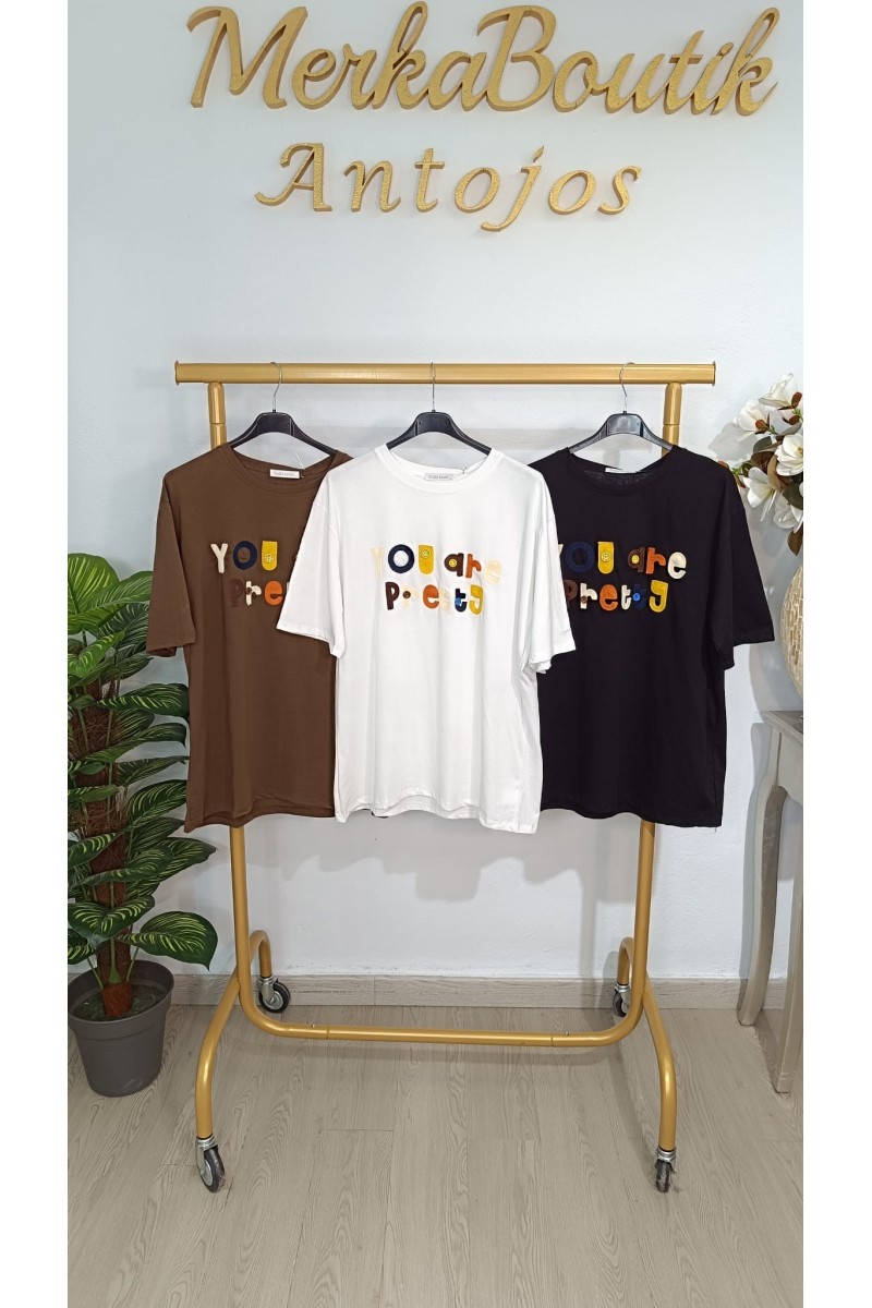 Camiseta algodón Pretty cómoda, fresca y versátil