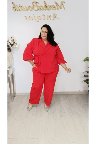 CONJUNTO CRESPON MANGA CORTA REYES