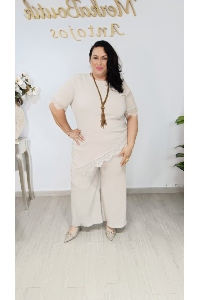 Conjunto Asimétrico Rugoso Esteban | Elegante y cómodo