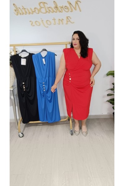 Conjunto Alicrado Botones Merche | Talla única 48 a 54