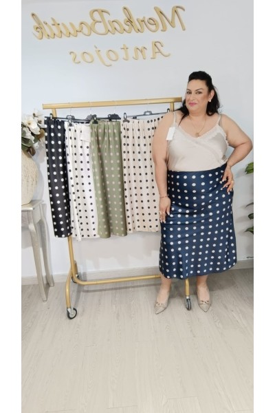 Falda Satén Lunar Pastora | Elegante, fluida y con estilo