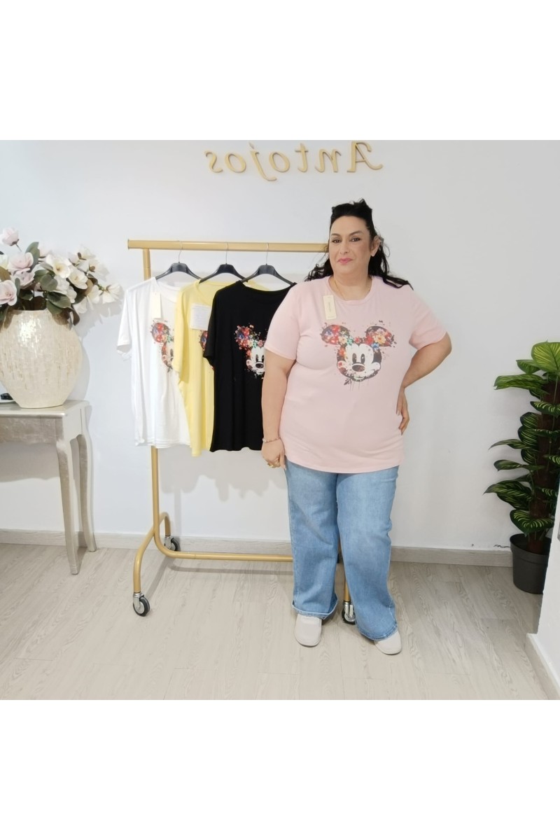 Camiseta MIKI Algodón Ilusionado - Estilo y Comodidad