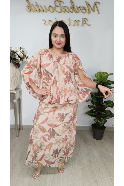 Conjunto gasa de falda Petunia | Look elegante y fluido