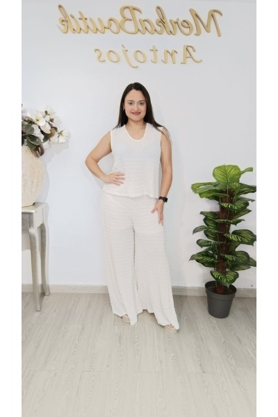 Conjunto Rugoso Acampanado Yeye | Look elegante y favorecedor