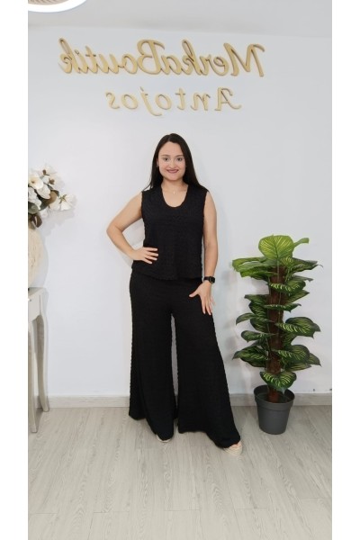 Conjunto Rugoso Acampanado Yeye | Look elegante y favorecedor