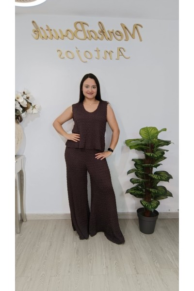 Conjunto Rugoso Acampanado Yeye | Look elegante y favorecedor