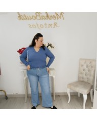 Comprar Vaquero Wide Leg Asturias | Cintura Elástica y Elástico Total
