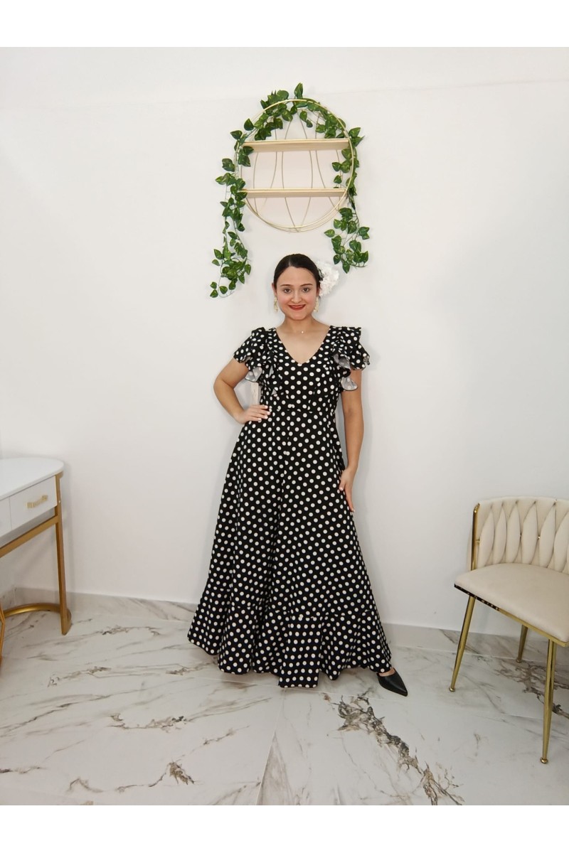 Bata Antonia Lunar Turquesa | Moda flamenca elegante