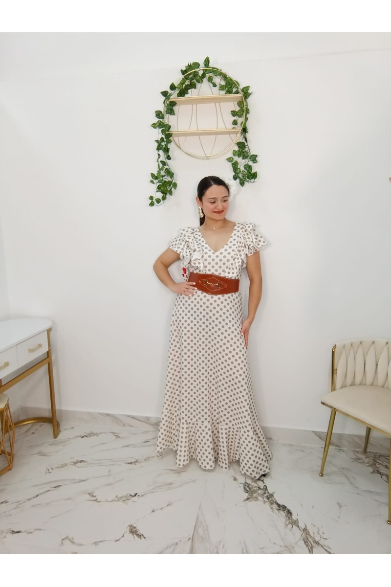 Bata Antonia Lunar Turquesa | Moda flamenca elegante