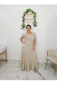 Bata Antonia Lunar Turquesa | Moda flamenca elegante