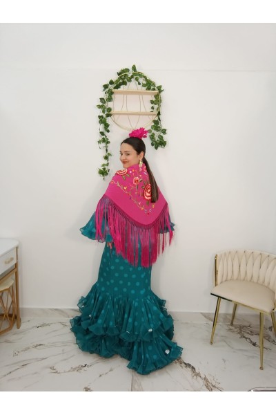 Vestido Cortes Curvy | Vestido flamenco curvy elegante