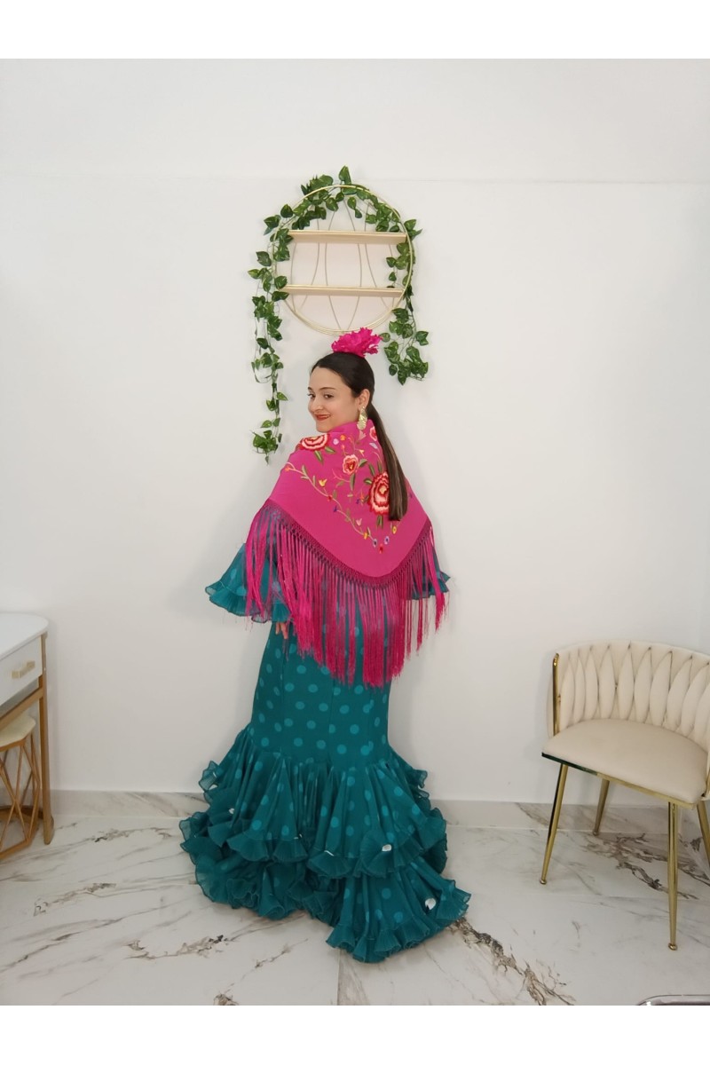 Vestido Cortes Curvy | Vestido flamenco curvy elegante