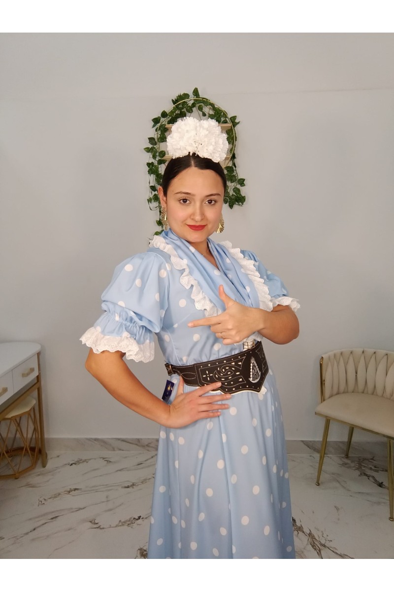 Bata Davinia Lunar | Bata de camino elegante de lunares