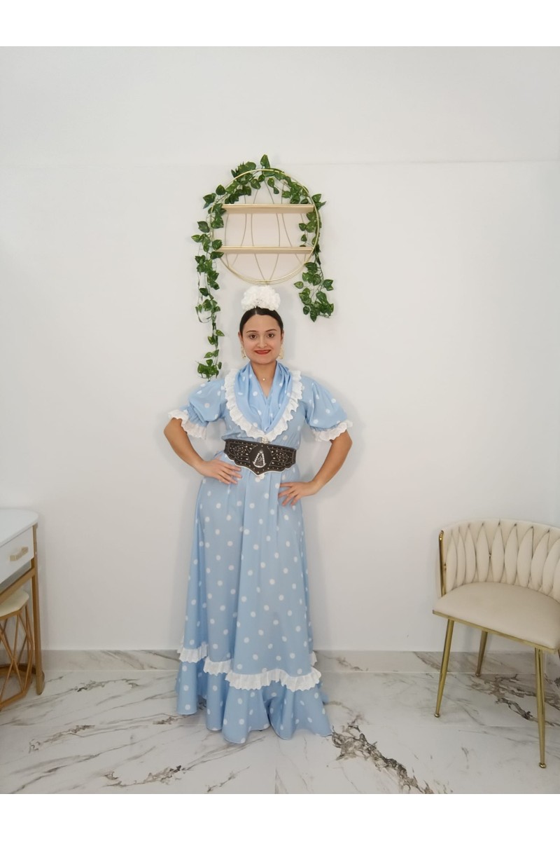 Bata Davinia Lunar | Bata de camino elegante de lunares