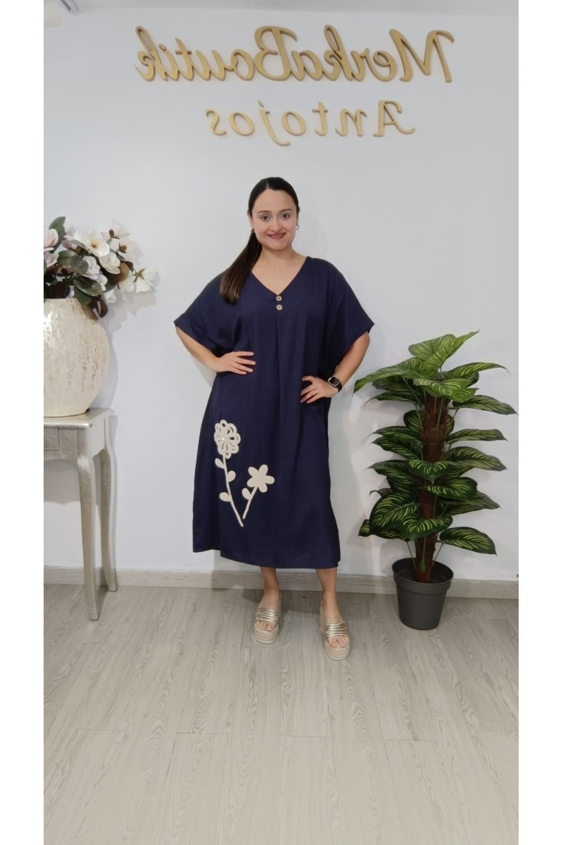 Vestido Amor Floral talla 42 a 54 | Vestido amplio y cómodo