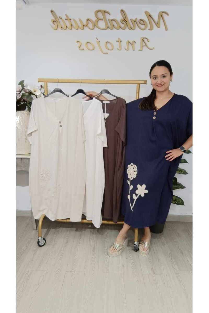 Vestido Amor Floral talla 42 a 54 | Vestido amplio y cómodo