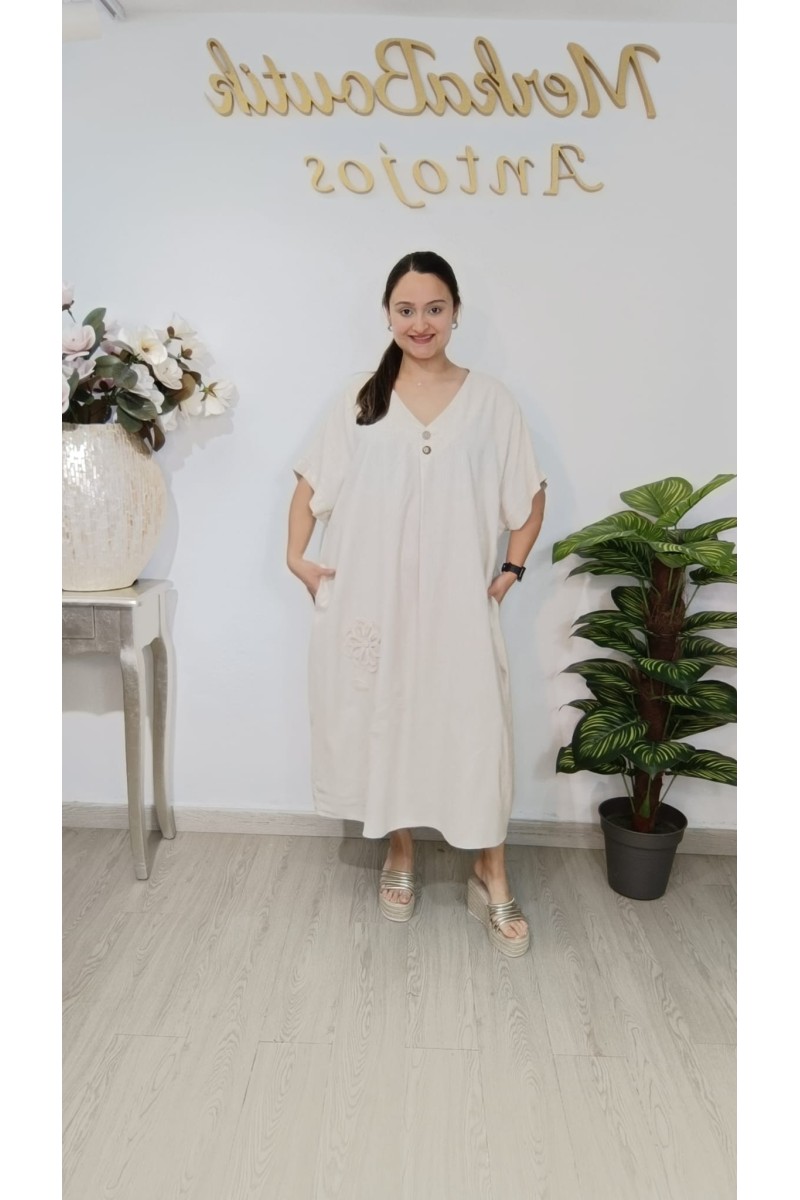 Vestido Amor Floral talla 42 a 54 | Vestido amplio y cómodo