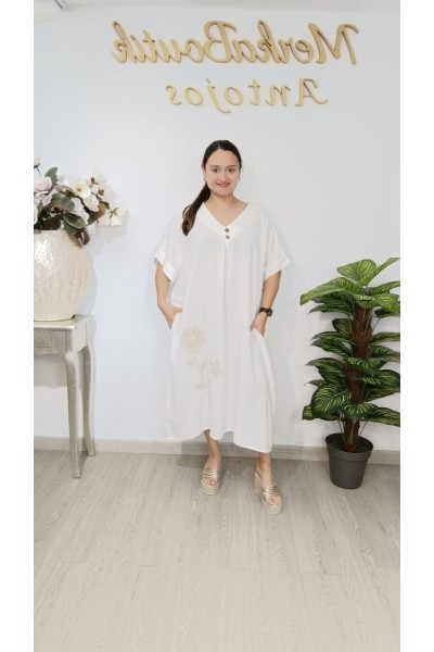 Vestido Amor Floral talla 42 a 54 | Vestido amplio y cómodo