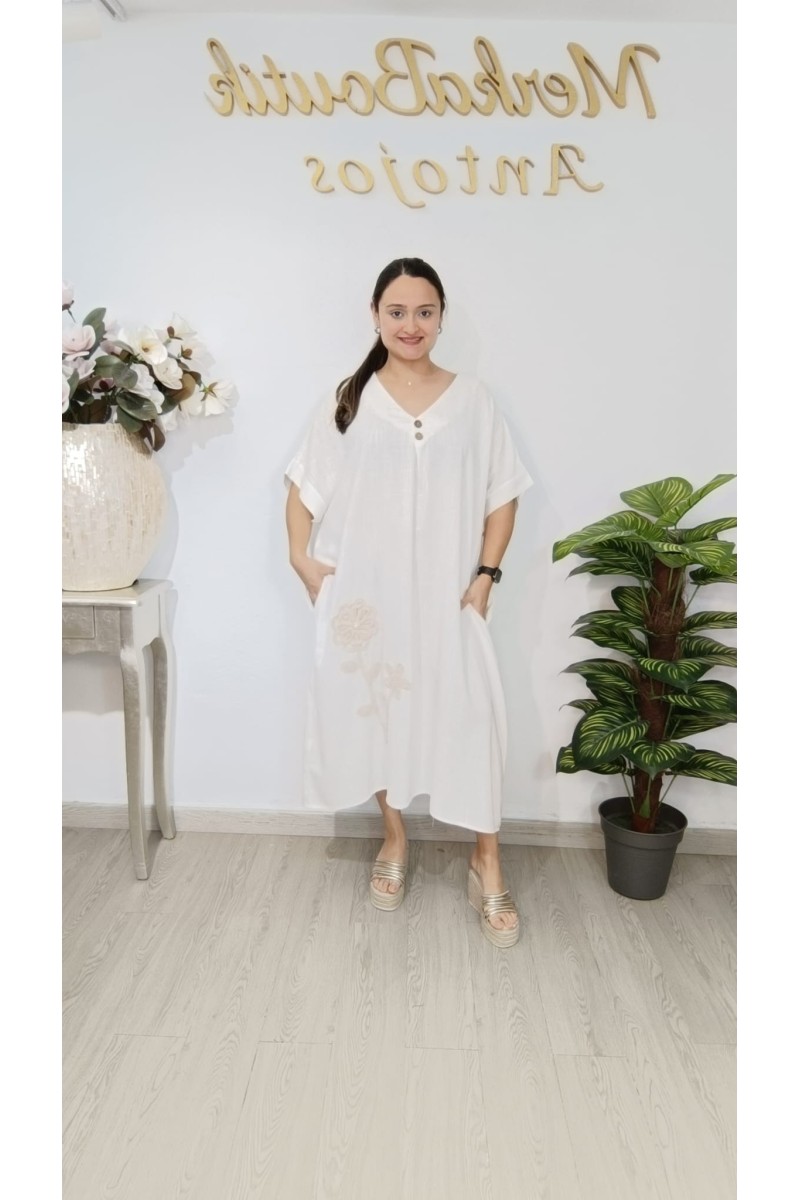 Vestido Amor Floral talla 42 a 54 | Vestido amplio y cómodo