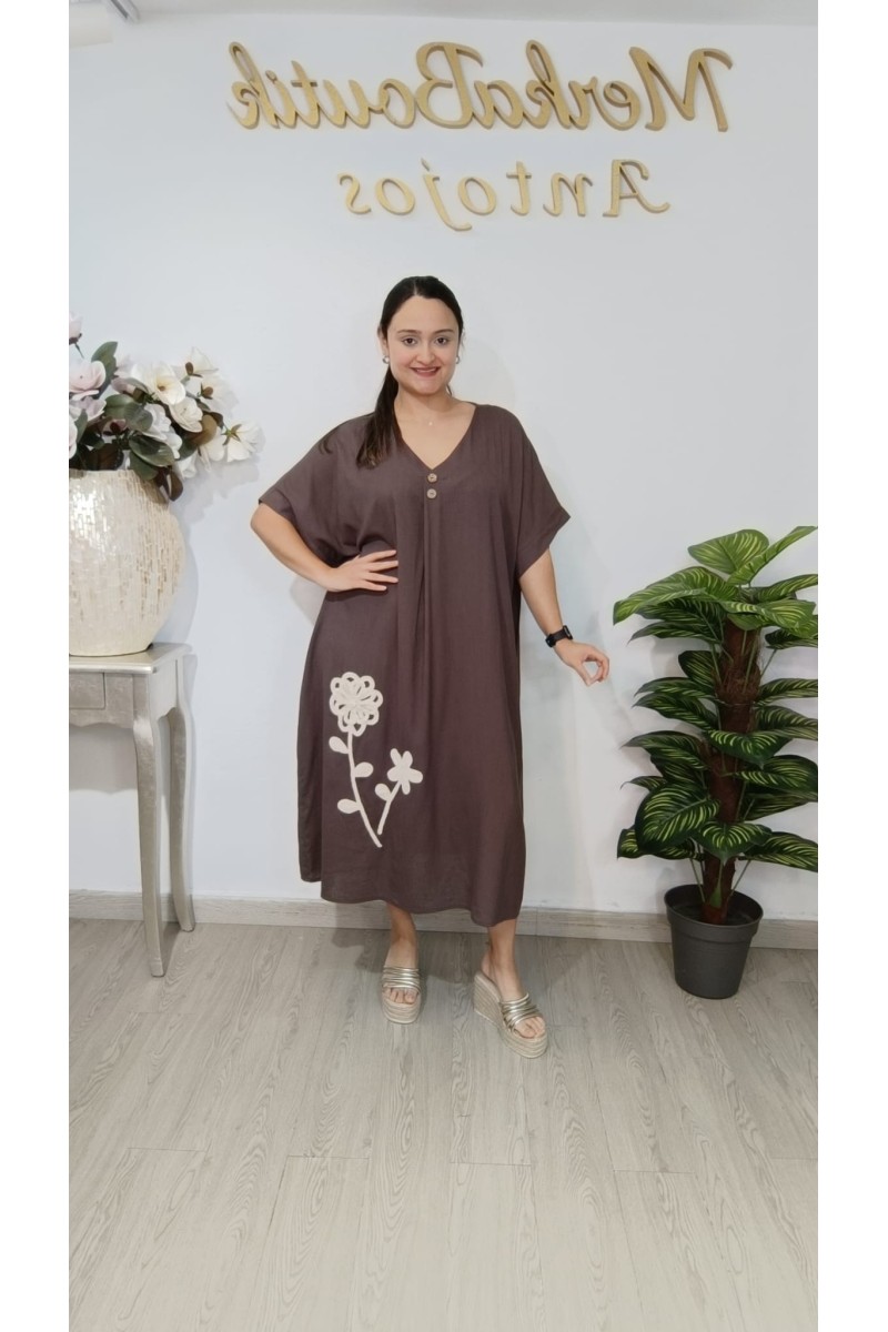 Vestido Amor Floral talla 42 a 54 | Vestido amplio y cómodo