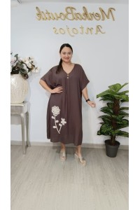 Vestido Amor Floral talla 42 a 54 | Vestido amplio y cómodo