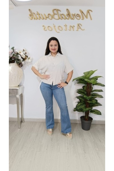 Camisa Rayas Linares talla 42 a 50 | Fresca y versátil