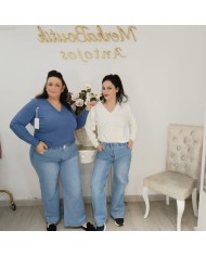 Comprar Vaquero Wide Leg Asturias | Cintura Elástica y Elástico Total