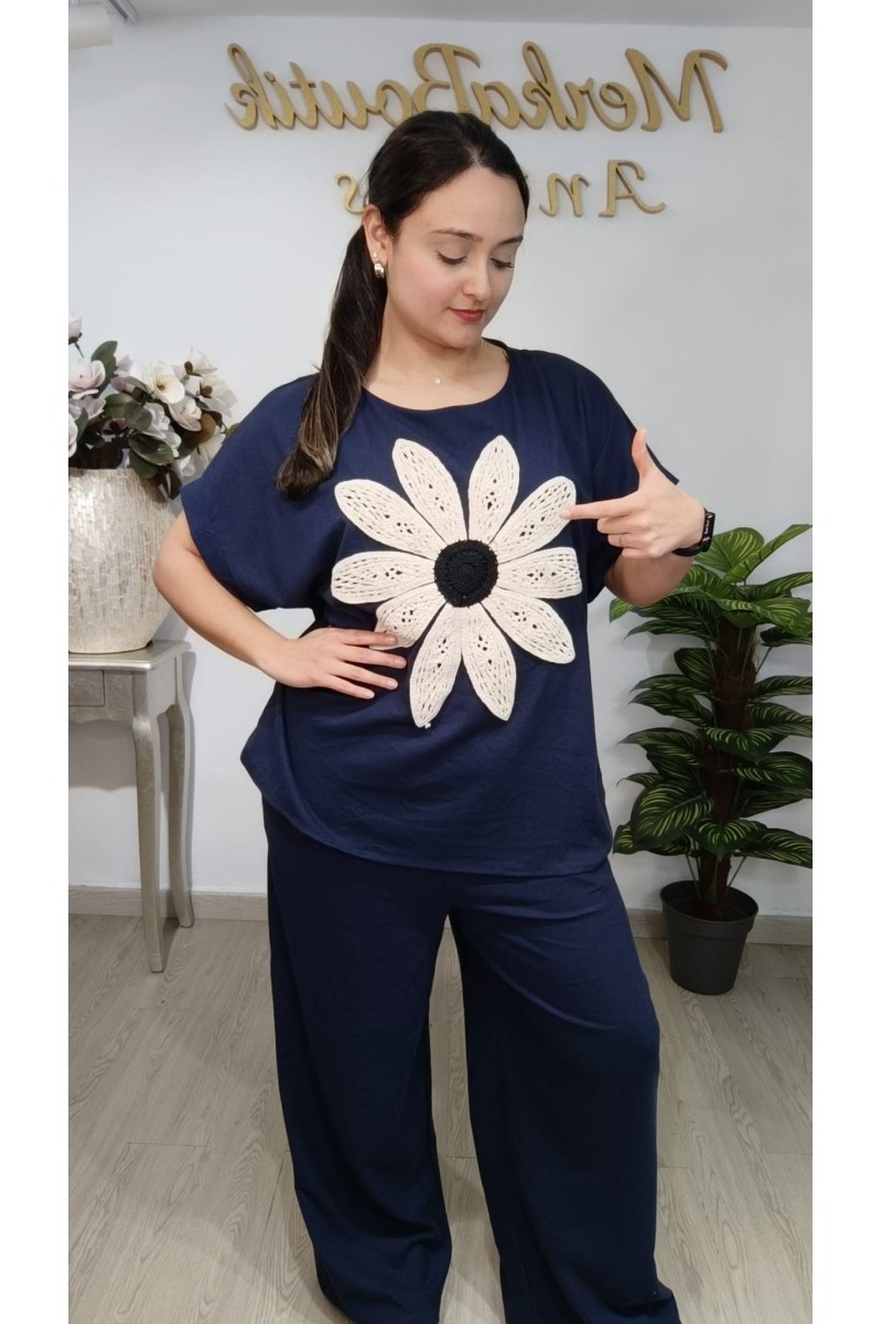 Conjunto Margarita Croché 42 a 50 | Cómodo y original