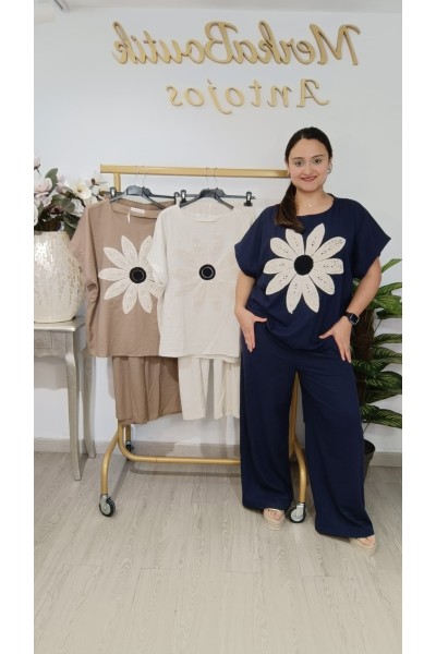 Conjunto Margarita Croché 42 a 50 | Cómodo y original