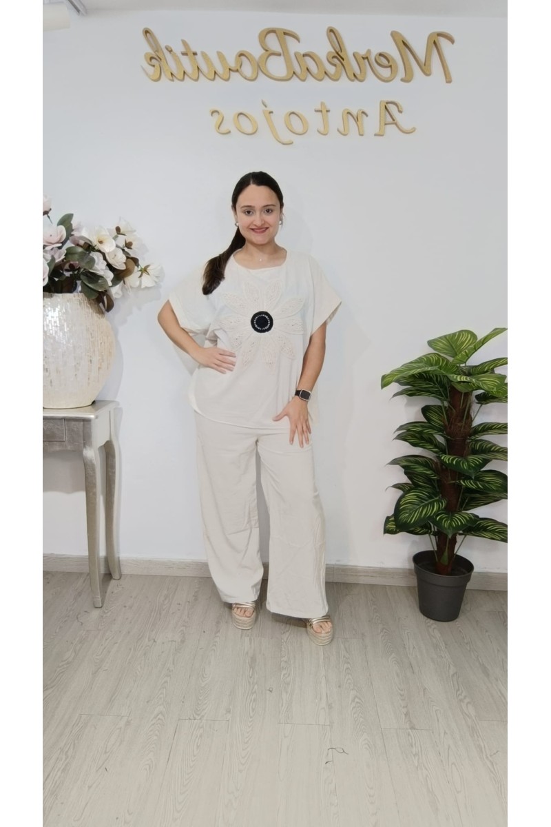 Conjunto Margarita Croché 42 a 50 | Cómodo y original