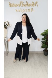 Conjunto Cres Alicrado Bicolor - Elegancia y Estilo