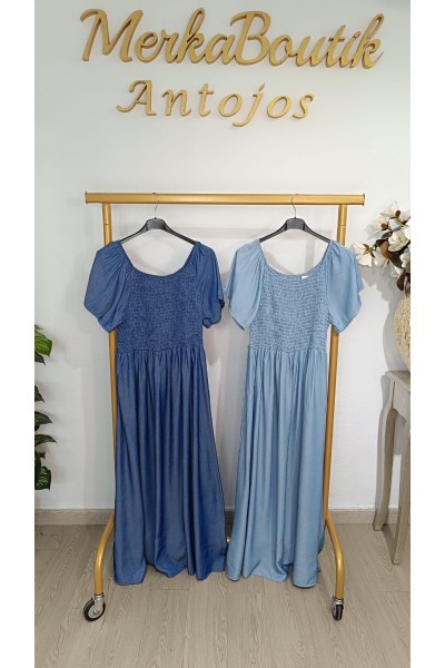 Vestido Vaquero Camila | Vestido largo cómodo y favorecedor