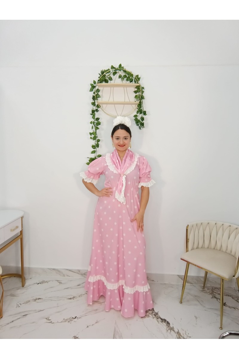 Bata Lunar Davinia | Moda flamenca elegante con lunares