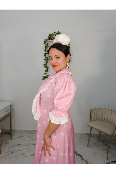 Bata Lunar Davinia | Moda flamenca elegante con lunares