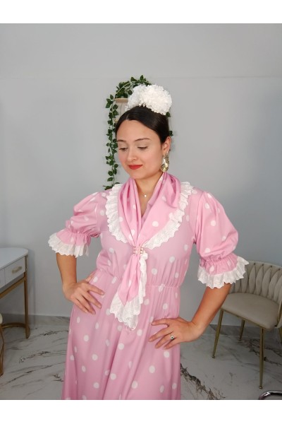 Bata Lunar Davinia | Moda flamenca elegante con lunares