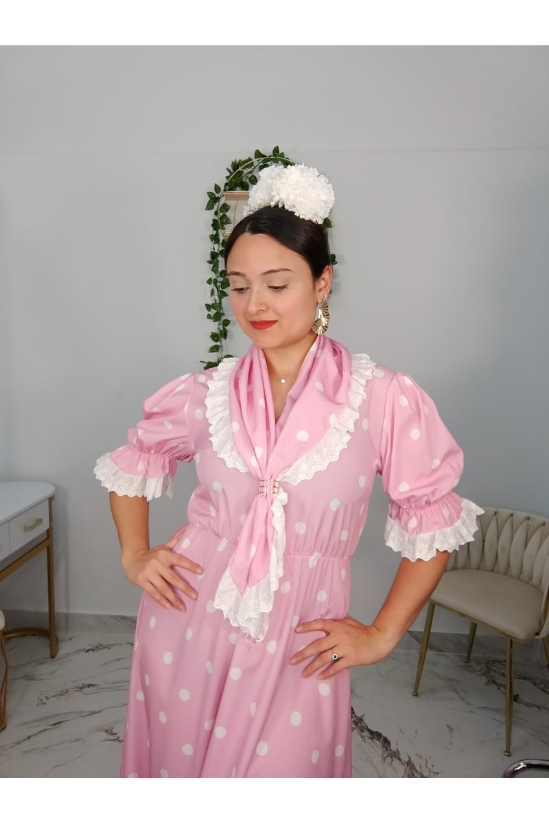 Bata Lunar Davinia | Moda flamenca elegante con lunares