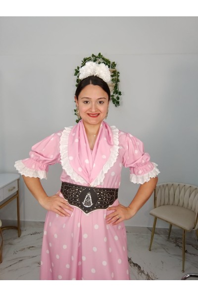 Bata Lunar Davinia | Moda flamenca elegante con lunares
