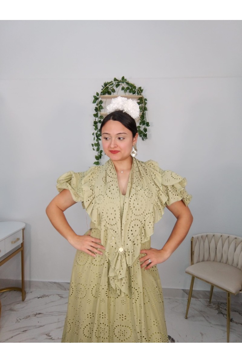 Bata Encaje Troquelado | Elegancia para romería y feria