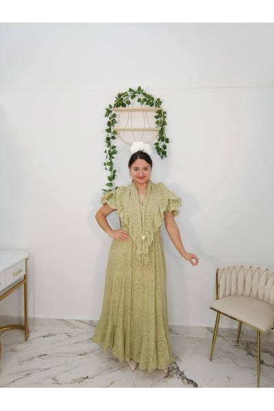 Bata Encaje Troquelado | Elegancia para romería y feria