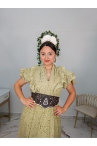 Bata Encaje Troquelado | Elegancia para romería y feria