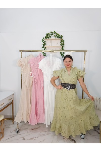 Bata Encaje Troquelado | Elegancia para romería y feria