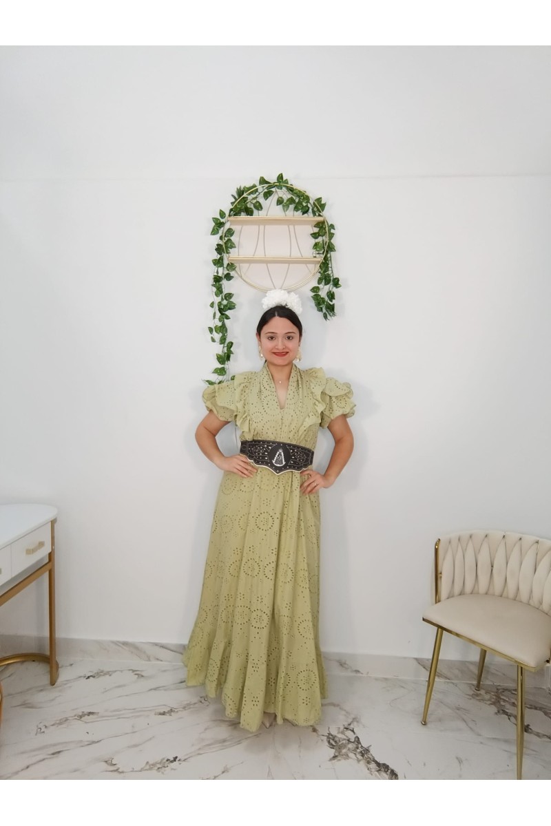 Bata Encaje Troquelado | Elegancia para romería y feria