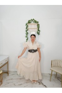 Bata Encaje Troquelado | Elegancia para romería y feria