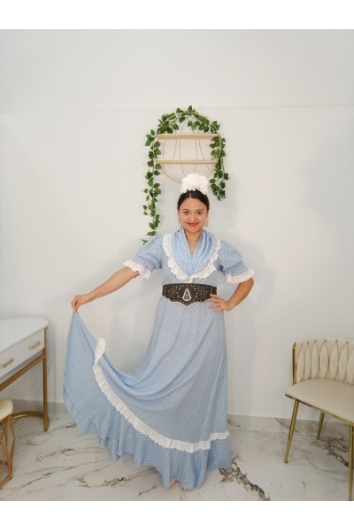 Bata Vichi Piquillo | Bata de romería elegante