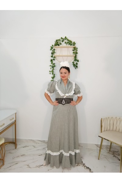 Bata Vichi Piquillo | Bata de romería elegante